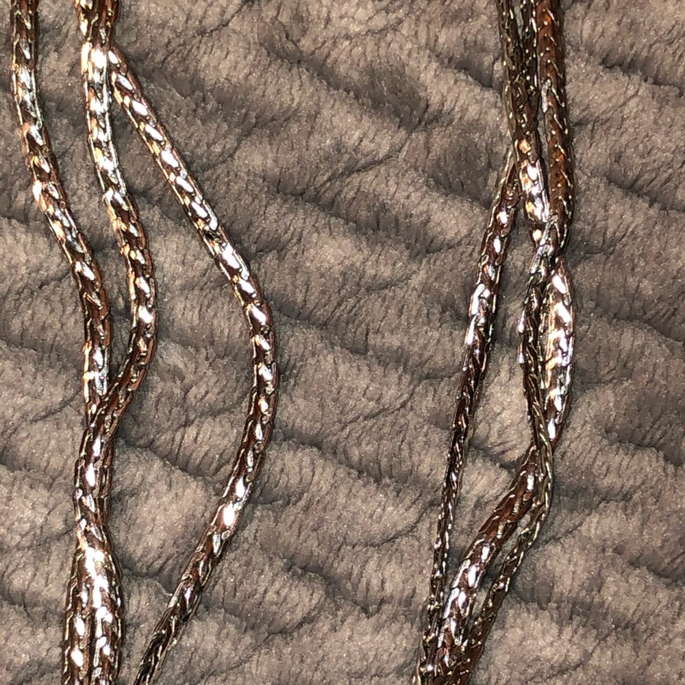Preloved Lia Sophia Silver Tone Necklace - Picture 5 of 8